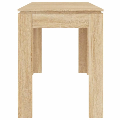 vidaXL Dining Table Sonoma Oak 120x60x76 cm Chipboard