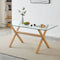 Hallowood Furniture Cullompton 160 L x 90 W Dining Table brown 75.0 H x 160.0 W x ...