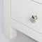 Farrow White Bedside Tables Set of 2 Cabinet Units with Oak Tops | Roseland ...