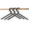 Woud Illusion Hanger, Set of 3, Black