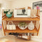 Bookshelf Bookshelves 3 Tiers Bamboo Bookshelf Simple Floor Creative Table Frame ...