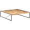 vidaXL Coffee Table 140x140x40 cm Rough Mango Wood