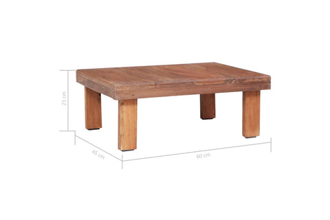 vidaXL Coffee Table 60x45x23 cm Solid Reclaimed Wood
