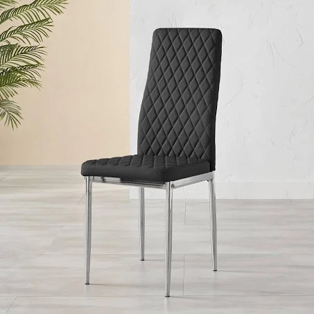 Furniturebox UK Milan Dining Chair - Set of 4 or 6 Dining Chairs - Premium Dining ...