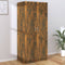 vidaXL Wardrobe Concrete Grey 80x52x180 cm Engineered Wood