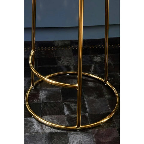 Manhattan Green Velvet Tall Bar Stool