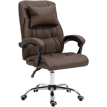 Executive Office Chair, Ergonomic Conference Work Chair Padded Recline Computer ...