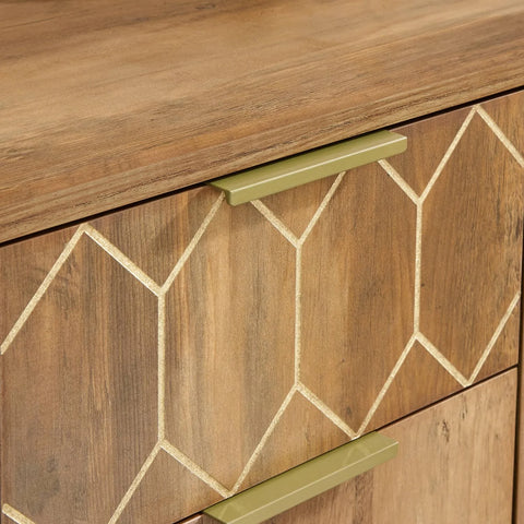 GFW Orleans 2 Door 3 Drawer Cabinet - Mango