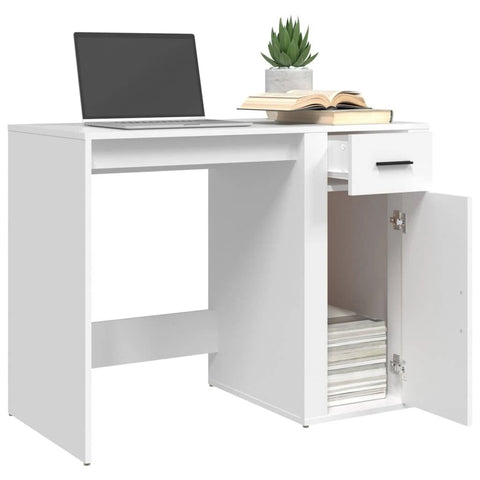 vidaXL Desk Sonoma Oak 100x49x75 cm Engineered Wood