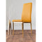 Furniture Box 4 x Milan Leather Dining Chairs - Grey