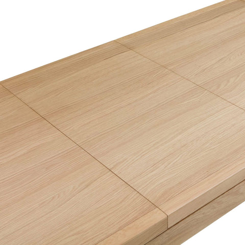 Julian Bowen Curve Extending Dining Table, Oak