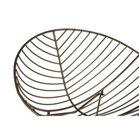 Interiors by Premier District Wire Chair Bronze Metal