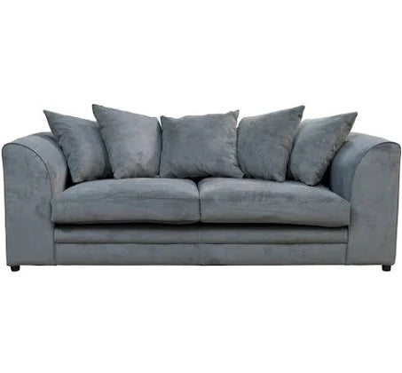 Furniture 786 - Casper Fabric 3 Seater Sofa - Grey