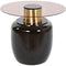 Black and Gold Metal Crystal Side Table by DKD Home Decor