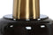 Black and Gold Metal Crystal Side Table by DKD Home Decor