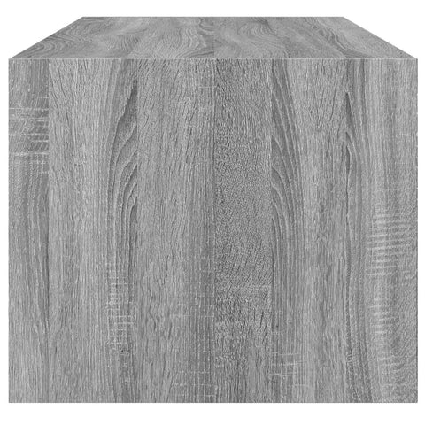 vidaXL Coffee Table with Glass Doors Grey Sonoma 102x50x42 cm