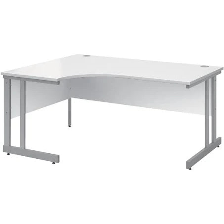 Momento Corner Desk, Left Hand, 1600mm Wide, White