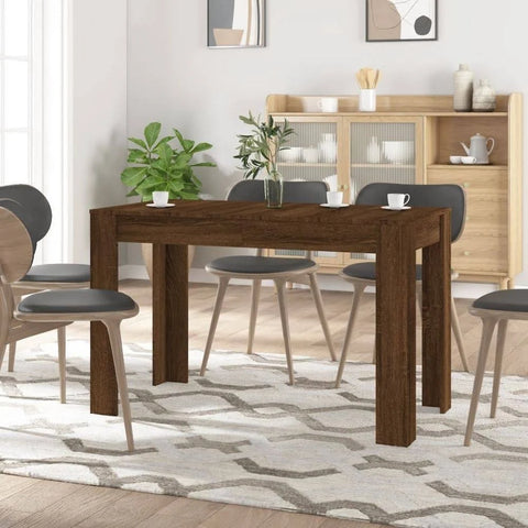 vidaXL Dining Table Black 120x60x76 cm Chipboard