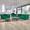2 Seater Chesterfield Sofa - Velvet Green