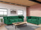 2 Seater Chesterfield Sofa - Velvet Green