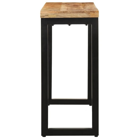 vidaXL Console Table 120x35x76 cm Solid Reclaimed Wood and Steel