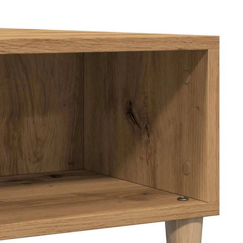 vidaXL Coffee Table Brown Oak 60x60x30 cm Engineered Wood