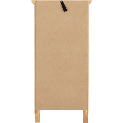 Seconique Oslo 5 Drawer Narrow Chest - Antique Pine, Brown