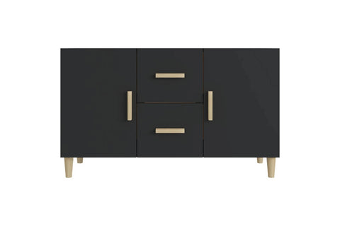 vidaXL Sideboard Black 100x36x60 cm Engineered Wood
