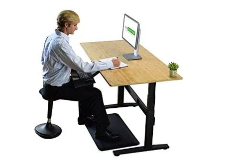 WOBBLE STOOL Standing Desk Chair ergonomic tall adjustable height sit stand-up ...