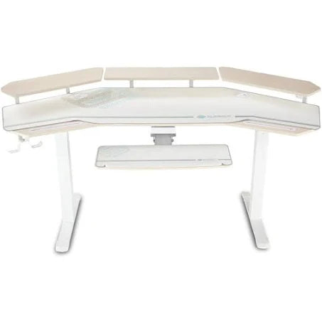 Eureka Ergonomic Höhenverstellbarer Schreibtisch 182×76cm Flügelförmiger Gaming ...