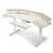 Eureka Ergonomic Höhenverstellbarer Schreibtisch 182×76cm Flügelförmiger Gaming ...