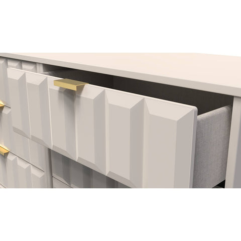 Cube Ready Assembled 6 Drawer Midi Chest - Kashmir Matt