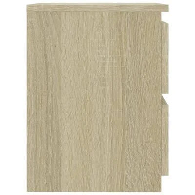 vidaXL Bedside Cabinet Sonoma Oak 30x30x40 cm Engineered Wood