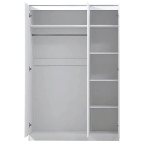Braeburn 3 Door Wardrobe Metro Lane Finish: Matt White
