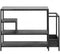 Nordal Shoe Rack - Black - 19989
