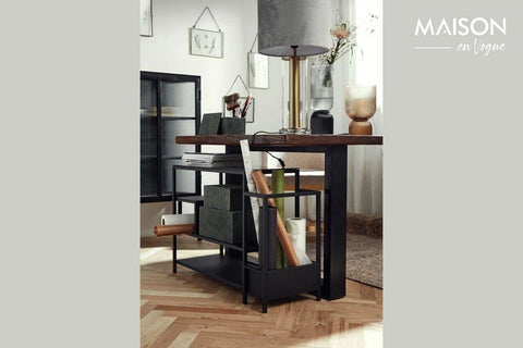 Nordal Shoe Rack - Black - 19989