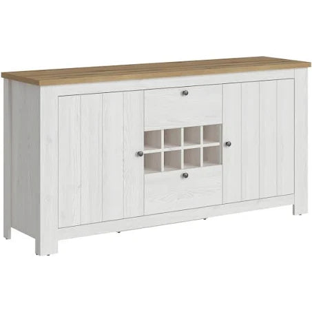 Celesto 2-Door Sideboard - White - Furniture To Go