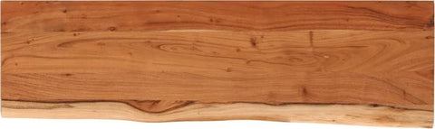 vidaXL Wall Shelf 90x30x3.8 cm Rectangular Solid Wood Acacia Live Edge