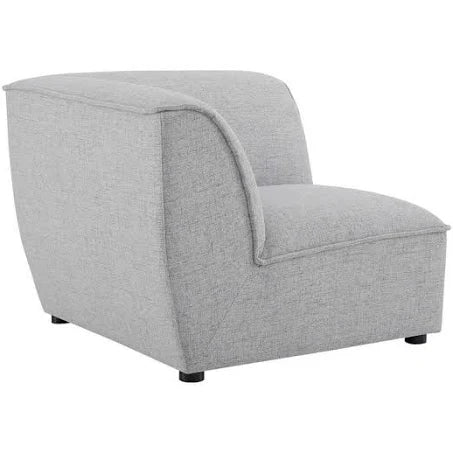 Modway EEI-4417-LGR Comprise 36 Inch Corner Sectional Sofa Chair, Light Gray At ...