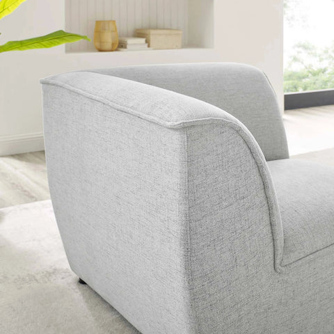Modway EEI-4417-LGR Comprise 36 Inch Corner Sectional Sofa Chair, Light Gray At ...