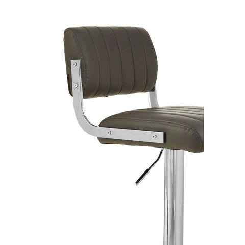 Interiors by Premier Black Channel Design Seat Bar Stool
