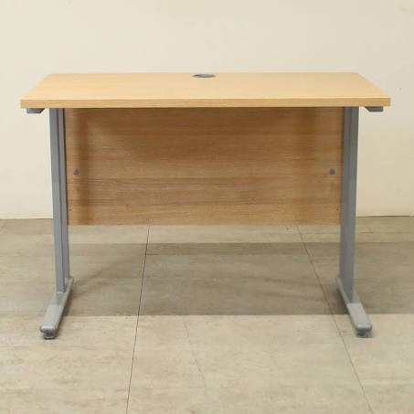 Dams Oak 1000mm Straight Desk - LBK021