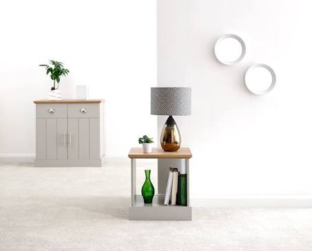 Kendal Grey Lamp Table
