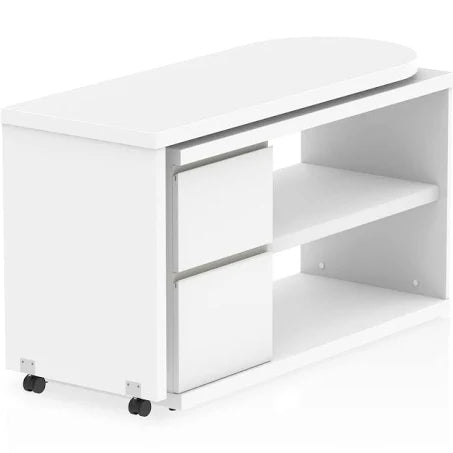 Fleur Smart Storage Desk - White
