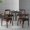 Round Brown Rubberwood Dining Table with Legs - Seats 2 - Standard Height ...