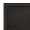 vidaXL Wall Shelf Dark Grey 100x40x6 cm Treated Solid Wood Oak