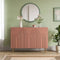 Dunelm Nancie Large Sideboard Clay (Red)