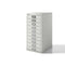 Bisley 10 Drawer Desktop Cabinet, Chalk