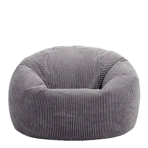 icon Kingston Large Bean Bag, Jumbo Cord Bean Bag, Charcoal Grey, Bean Bag chair ...