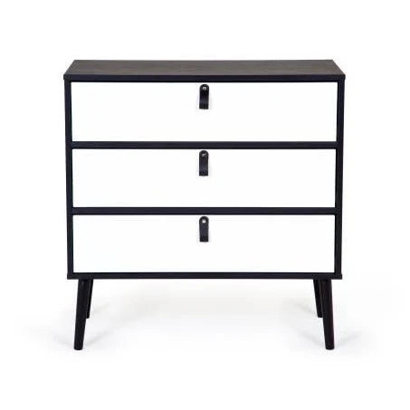 Marianne Chest 3 Drawer, Black by David Phillips | In Stock & Ready to Deliver